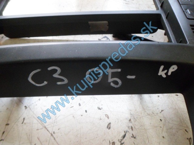 rámik ookolo rádia na citroen c3 lift, 9653074277